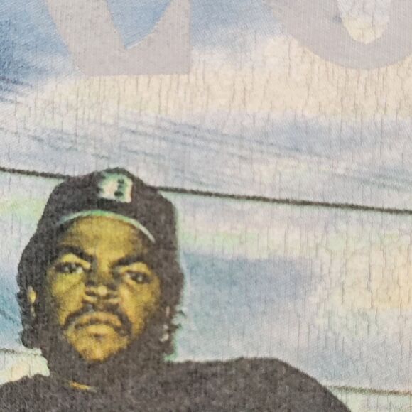 Ice-Cube Shirt Womens Medium 19x25 Blue - Picture 12 of 13